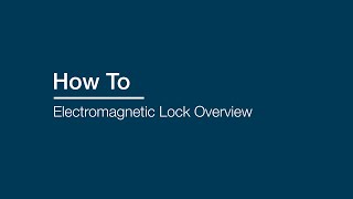 How To Electromagnetic Lock Overview on your new Murphy Door® [upl. by Gittel94]