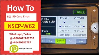 Toyota NSCPW62 AV Car Language Set to English  ERC Unlock Online  Bluetooth  English Speech [upl. by Moe]