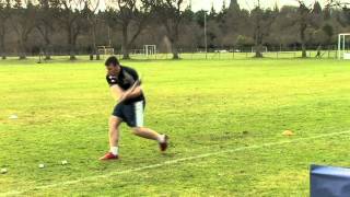 6 Core Shinty Skills  Passing and Hitting [upl. by Ztirf]