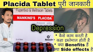 Placida Tablet  Flupentixol and melitracen Tablet  Uses  Dose  Sideeffects  Precaution [upl. by Zrike]