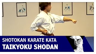 Taikyoku Shodan Shotokan Karate Kata [upl. by Aeriel514]