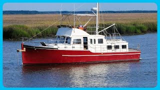 Is This the PERFECT Shoal Draft 44 Liveaboard Trawler Full Tour Learning the Lines [upl. by Mcfadden]