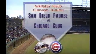 1996 Chicago Cubs vs San Diego Padres Opening Day Wrigley Field FULL GAME  Apr 1 Sandberg Returns [upl. by Akciret]