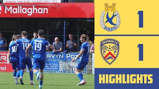 Dungannon Swifts 1 1 Coleraine HIGHLIGHTS [upl. by Bowles678]