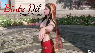 Binte Dil Female  Padmaavat  Animated Song [upl. by Tterraj]