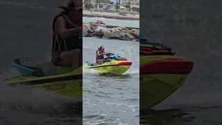 Jet Skiing in the Jetty Venice Florida JetSkiing VeniceFlorida JettyAdventure [upl. by Assirim]