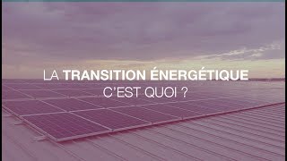 PROFIL  La transition énergétique cest quoi [upl. by Shiri904]