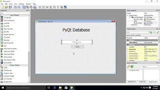 PyQt  Create Sqlite Database Using GUI QtDesigner [upl. by Lunn]