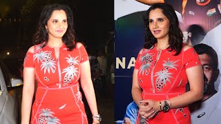 Sania Mirza Makes First Public Appearance After Divorce With Shoaib Malik [upl. by Aslin]