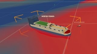 Cargo ship Solent Infographic explains how the Hoegh Osaka became stranded [upl. by Adilen306]