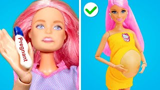 Barbie is Pregnant RICH vs BROKE DOLL HACKS  Incredible Gadgets amp Genius Crafts by Gotcha Viral [upl. by Dupuis]