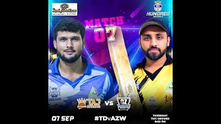 Memon Premier League The Hundred Season2  Match07  Taj Darbar s vs AZ Warriors [upl. by Trisa]