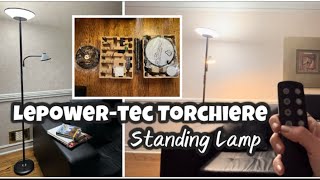 Modern Lepowertec Torchiere Standing Lamp lamp floorlamp livingroom [upl. by Chenay8]