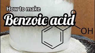 How to make benzoic acid [upl. by Nehtanoj956]