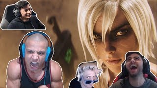 Streamers reacts to new Awaken cinematic Yassuo Tyler1 Shiphtur xQc LLStylish IWillDominate [upl. by Seif890]