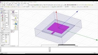 Microstrip patch antenna using HFSS ansys [upl. by Hedi95]