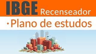 IBGE  Recenseador Plano de Estudos [upl. by Balling]