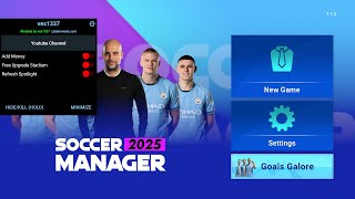 SM 25 mod apk v112 unlimited money  premium  full facility  national team unlocked [upl. by Lindblad]