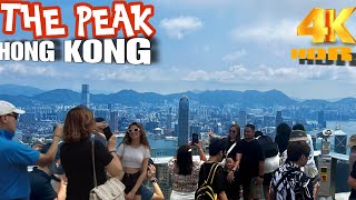 📍Hong Kong Riding New PEAK TRAM  Victoria Peak TramSky Terrace 428Mind Blowing HK City Skyline [upl. by Ardeed]