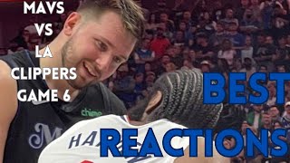 BEST REACTIONS  Luka Doncic  Kyrie Irving  Dunks Interviews after GAME 6 Mavs vs LA Clippers [upl. by Hal]