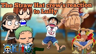 The Straw Hats reaction to Luffy 🇷🇺🇬🇧 [upl. by Sancho]