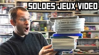 SOLDES jeux vidéo HIVER 2018 en LIVE  compte rendu [upl. by Aarika]