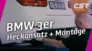 Heckansatz aus Fiberflex für den 3er BMW [upl. by Melita]