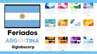 Festivos en Argentina 2022  Calendario  Salario Laboral [upl. by Normy]