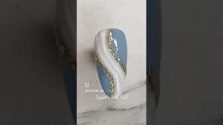 Swirl nail art nailart naildesign youtubeshorts easynailart easynaildesigns swirlnailart [upl. by Trill291]