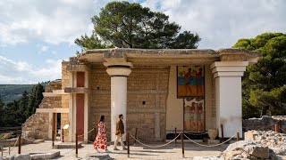 The Minoan Palace of Knossos in Crete 4K [upl. by Auahsoj]