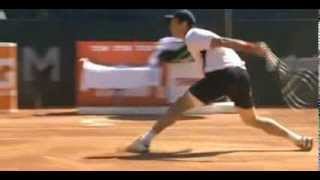 Dolgopolov vs Bagnis  ATP Rio De Janeiro 2014  Errore arbitro doppio rimbalzo  Livetennisit [upl. by Aenel]