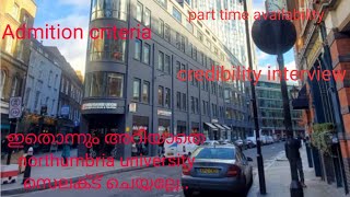 Northumbria university london campuscredibility interview details Admission criteria [upl. by Rimhsak]