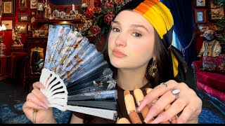 ASMR Tarot card and palm reader RP she’s an imposter 🃏🤚🧙‍♀️🥸 [upl. by Anaerda]