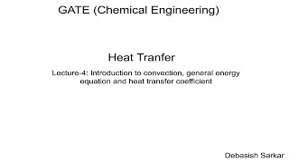 HEAT TRANSFER  Lecture4 of 20  2020  Introduction to convection  By Dr Debasish Sarkar [upl. by Blackstock310]