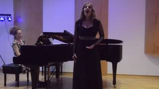 FSchubert quotFruhlingstraumquot  Jelena Miljević soprano [upl. by Nnagem]