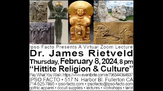 Hittite Religion amp Culture Salon Lecture by Dr James Rietveld for Ipso Facto [upl. by Amsaj]