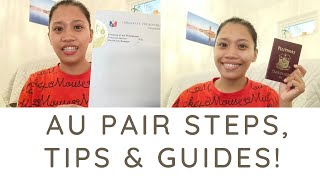 AU PAIR GUIDES STEPS AND TIPS  PAANO MAGAPPLY  MISTYVLOG12 ♥️ [upl. by Odele26]