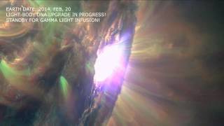 SOLAR FLARES  BLASTIN THE EARTH  LIGHT BODY DNA UPGRADES  2202014 [upl. by Ahseer]