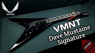 Dean Dave Mustaine Signature VMNT Black 2007 Megadeth Seymour Duncan LiveWire guitar close up video [upl. by Doralynn928]