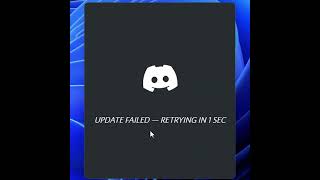 How To Fix The Update Failed Problem On Discord [upl. by Belak]