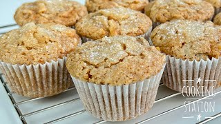 The BEST Cinnamon APPLE Muffins Simple and very tasty [upl. by Innig]