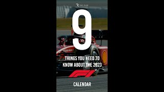 🗓 9 things you NEED to know about the 2023 F1 calendar shorts [upl. by Sirkin]