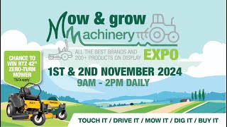 Mow amp Grow Machinery Expo 2024  1 amp 2 NOVEMBER FOUNTAINDALE NSW [upl. by Aikam378]