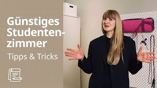 Studentenzimmer mit wenig Budget einrichten  IKEA Tipps amp Tricks [upl. by Petersen]