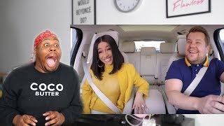 CARDI B quotCARPOOL KARAOKEquot REACTION [upl. by Aliuqet196]