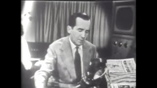 Edward R Murrow  A Report on Senator Joseph R McCarthy [upl. by Kerri]