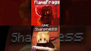 Sharpness vs FlameFrags  Minecraft 1v1 [upl. by Nunnery39]