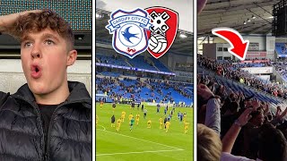 Cardiff City vs Rotherham United VLOG SHOCKING AWAY DEFEAT [upl. by Ackler]