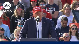 Donald Trump makes controversial comments at rally in Ohio [upl. by Gnouv]