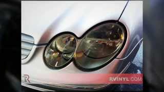 2009 MercedesBenz CLK 320 Smoked Headlight Covers [upl. by Melena613]